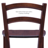 Emilo Barstool Walnut Set of 2