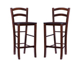 Emilo Barstool Walnut Set of 2