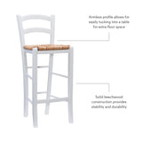 Emilo Barstool White Set of 2