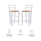 Emilo Barstool White Set of 2