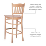 Maryah Barstool Unfinished Set Of 2