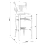 Maryah Barstool Unfinished Set Of 2