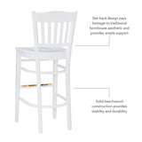 Maryah Barstool White Set of 2