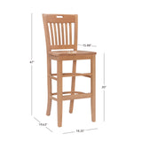 Hendric Barstool Natural Set Of 2