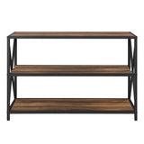 BS40XMWRO - 40" Industrial Bookcase Driftwood
