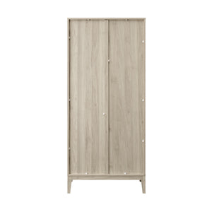 68" Chevron Storage Cabinet - Birch
