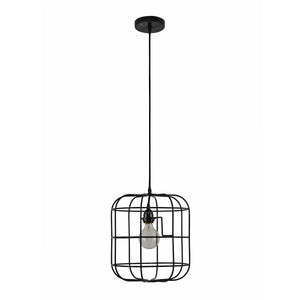 Yosemite Home Decor 1 Light Pendant In Black Stainless Finish BS8417-YHD