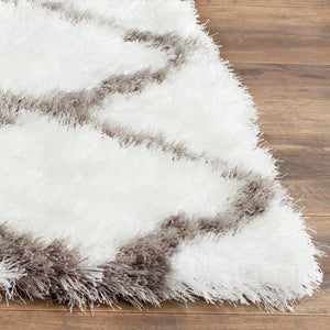 Barcelona Shag 319 Hand Tufted Plush Rug - Luxurious 1.75-Inch Pile, 80% Polyester for Comfort
