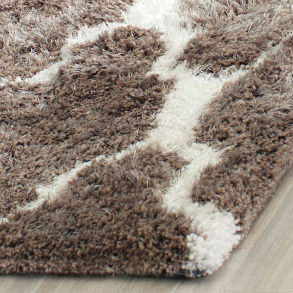 Barcelona Shag 319 Hand Tufted Plush Rug - Luxurious 1.75-Inch Pile, 80% Polyester for Comfort
