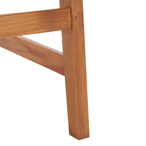 Safavieh Abreu Rectangle Counter Stool Black  / Natural Wood BST1013E