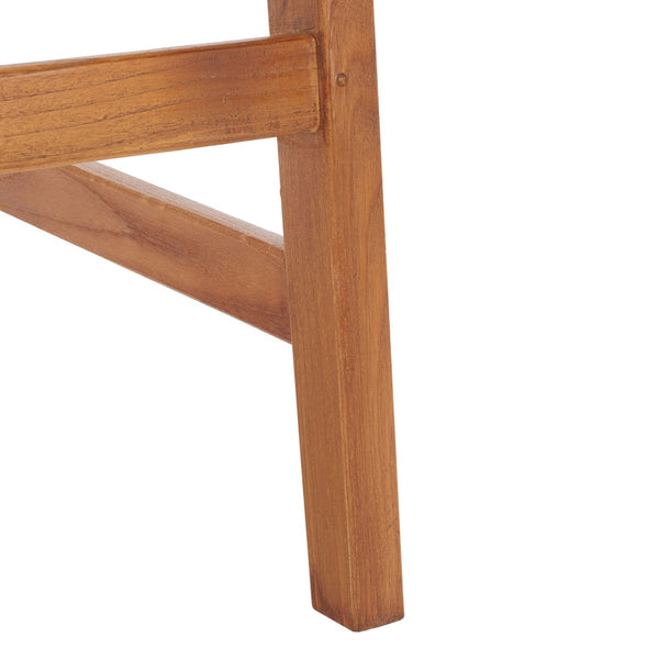 Safavieh Abreu Rectangle Counter Stool Black  / Natural Wood BST1013E