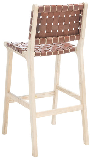 Adah Leather Bar Stool