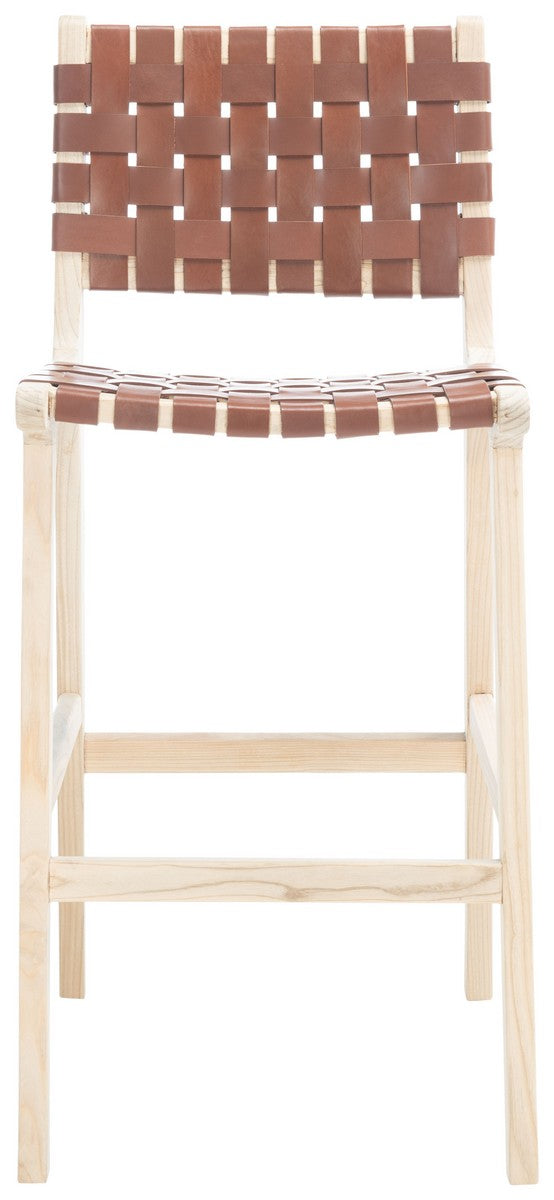 Adah Leather Bar Stool