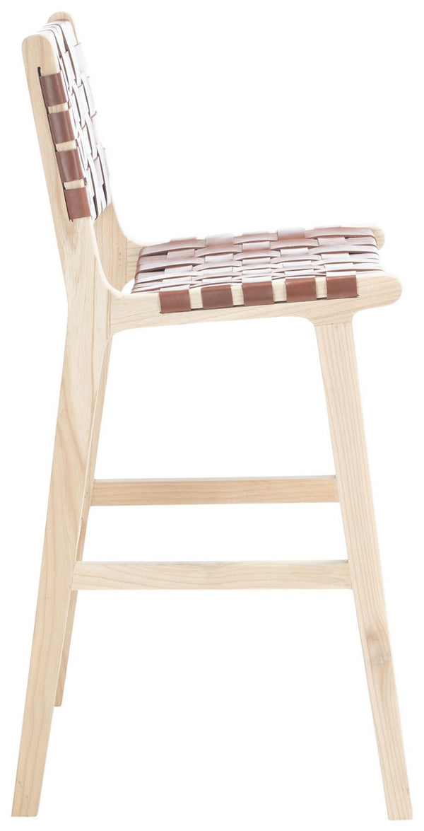 Adah Leather Bar Stool