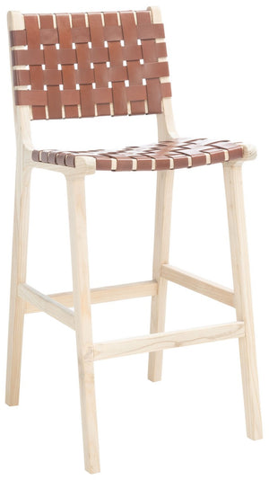 Adah Leather Bar Stool