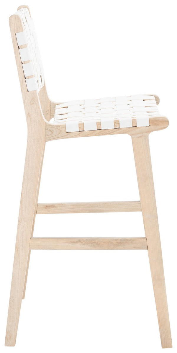 Safavieh Adah Leather Bar Stool BST1014B