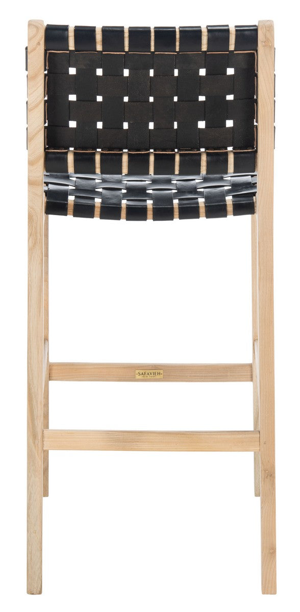 Safavieh Adah Leather Bar Stool BST1014C