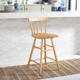 Safavieh Tally Wood Counter Stool Natural  Wood BST1401D