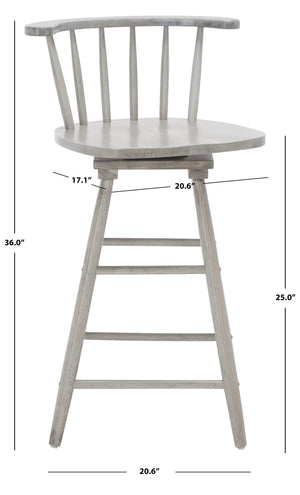 Safavieh Ray Swivel Counter Stool BST1402B