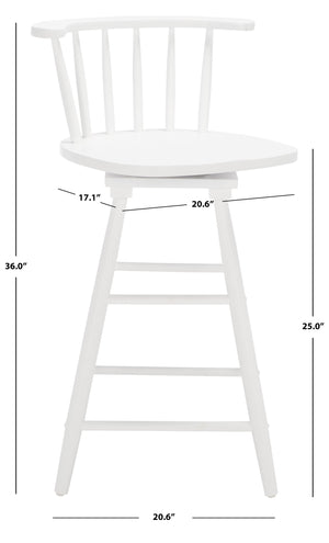 Safavieh Ray Swivel Counter Stool BST1402C