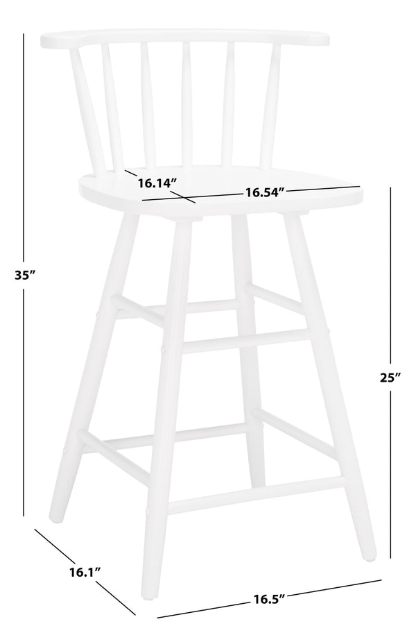 Safavieh Jay Wood Counter Stool BST1403C