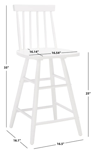Safavieh May Wood Counter Stool BST1405C