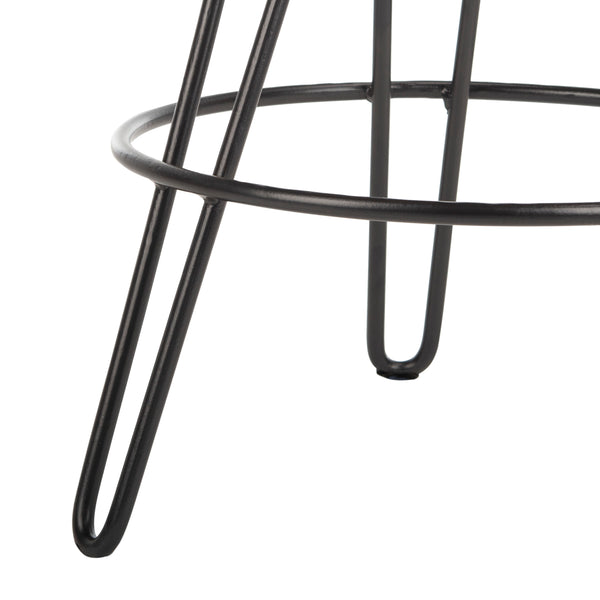 Kai Adjustable Swivel Counter Stool - Modern Industrial Design with Honey Finish for Versatile Spaces