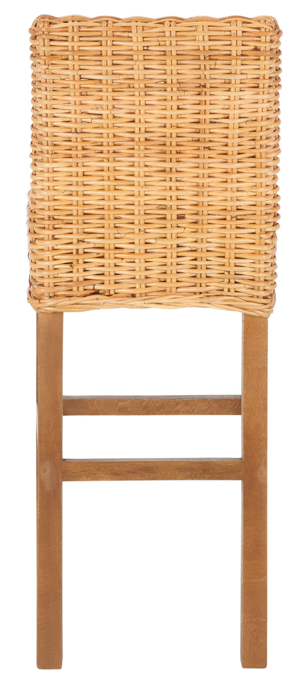 Tobie Rattan Bar Stool in Natural / Natural