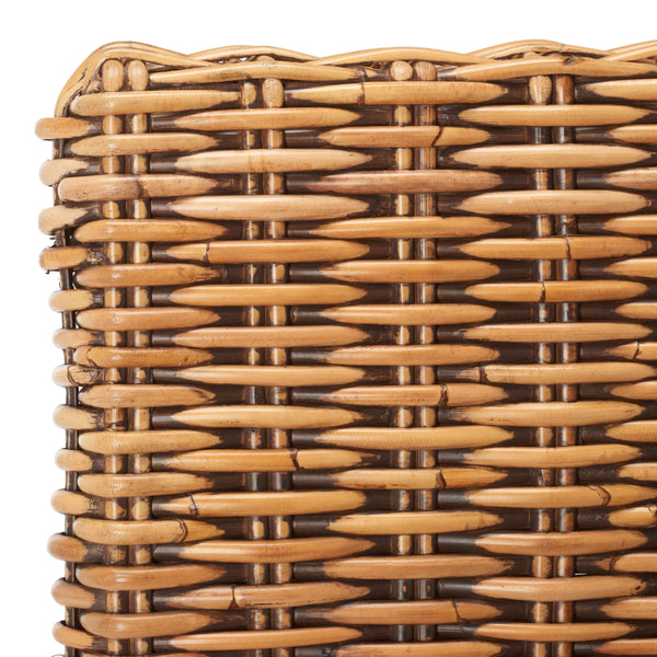 Tobie Rattan Bar Stool in Honey Brwn Wash