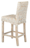 Tobie Rattan Counter Stool in White Washed / White Washed