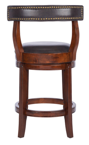 Safavieh Luigi Counter Stool in Walnut, Brown BST7000A