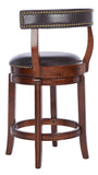 Safavieh Luigi Counter Stool in Walnut, Brown BST7000A