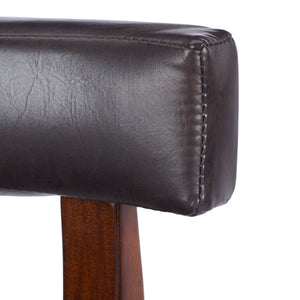 Safavieh Luigi Counter Stool in Walnut, Brown BST7000A