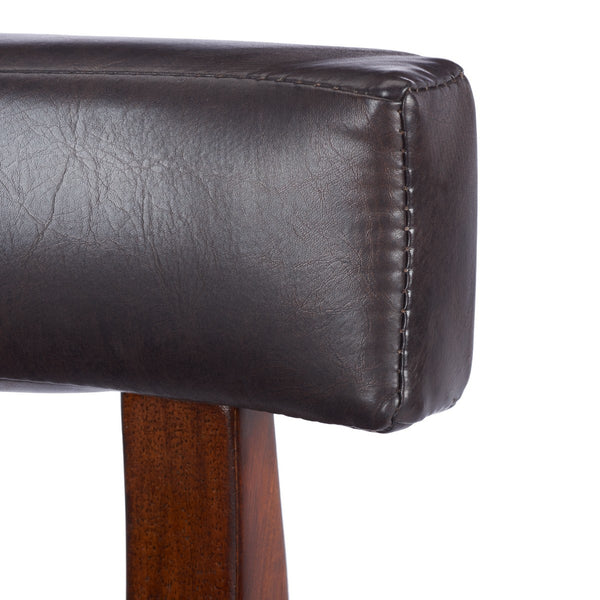 Safavieh Luigi Counter Stool in Walnut, Brown BST7000A