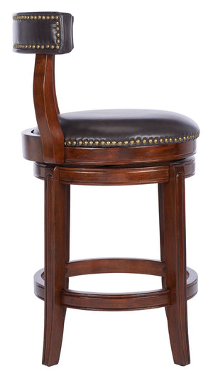 Safavieh Luigi Counter Stool in Walnut, Brown BST7000A