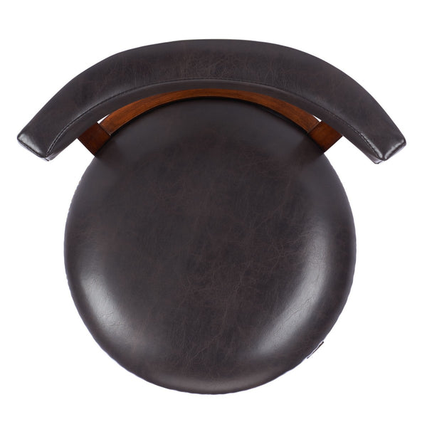 Safavieh Luigi Counter Stool in Walnut, Brown BST7000A