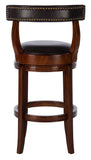 Safavieh Luigi Barstool in Walnut, Brown BST7001A