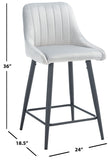 Safavieh Helga Counter Stool Light Grey / Black BST7501B