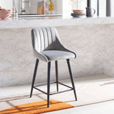 Safavieh Helga Counter Stool Light Grey / Black BST7501B