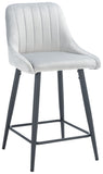 Safavieh Helga Counter Stool Light Grey / Black BST7501B