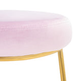 Safavieh Sabina Round Bar Stool Lilac / Gold BST7506A