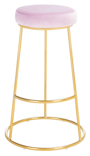 Safavieh Sabina Round Bar Stool Lilac / Gold BST7506A