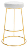 Safavieh Sabina Round Bar Stool Light Grey / Gold BST7506B