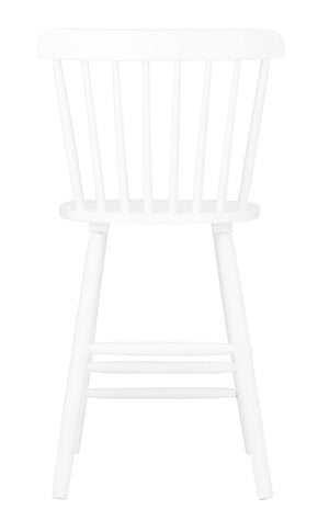 Safavieh Galena Counter Stool -Set Of 2 White Wood BST8503A-SET2