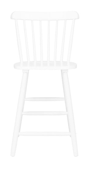 Safavieh Galena Counter Stool -Set Of 2 White Wood BST8503A-SET2