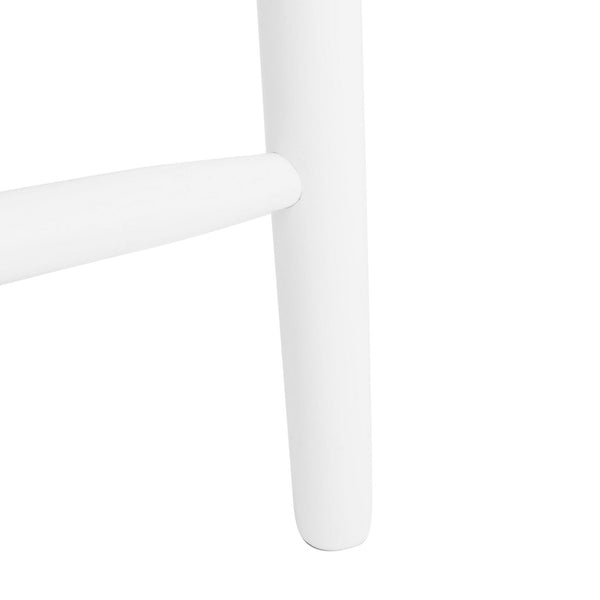 Safavieh Galena Counter Stool -Set Of 2 White Wood BST8503A-SET2