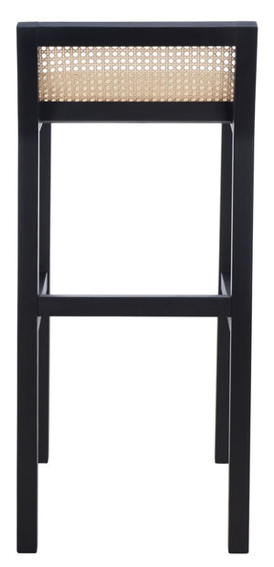 Safavieh Saito Low Back Cane Bar Stool BST9501A