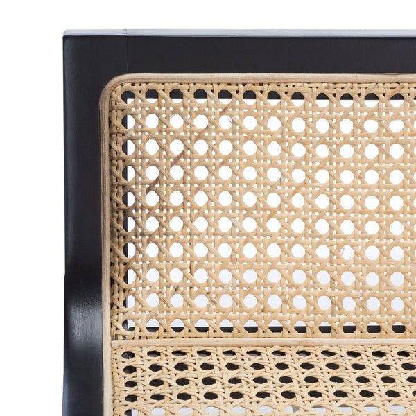 Safavieh Saito Low Back Cane Bar Stool BST9501A