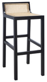 Safavieh Saito Low Back Cane Bar Stool BST9501A