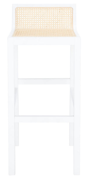 Safavieh Saito Low Back Cane Bar Stool BST9501B